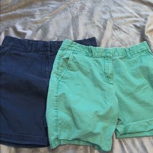 Bundle of 2 Gap boyfriend roll-up shorts